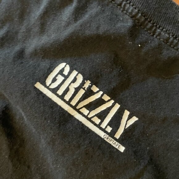 Diamond Supply x Grizzly Black Teddy Bear Skateboard Shirt - Picture 6 of 9